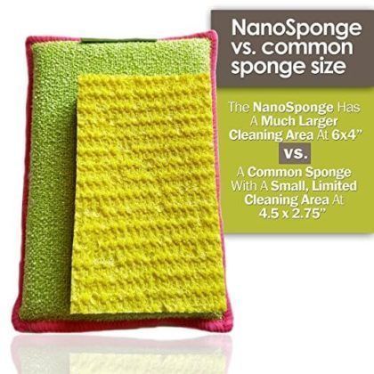 Nano Cleaning Sponges – Large Size 6″ x 4″