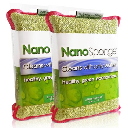 Nano Cleaning Sponges – 4-Pack Large Size 6″ x 4″