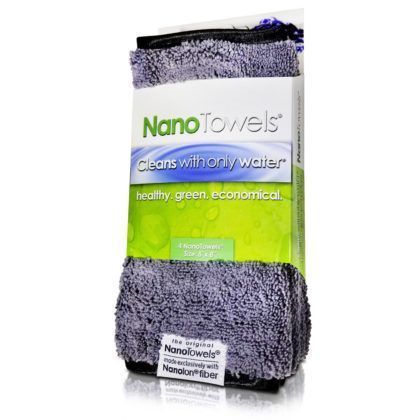 Nano Towels 8×8″ 4-Pack (Nano Grey)