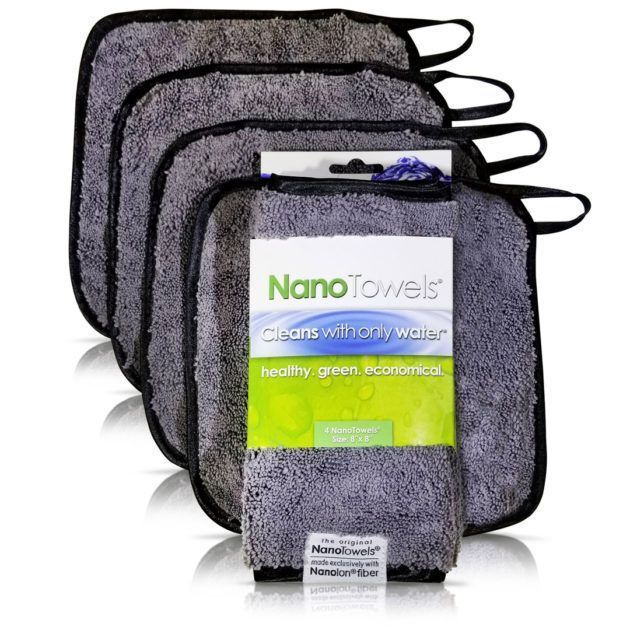 Nano-Towels-8x8" 4-pack Nano Grey