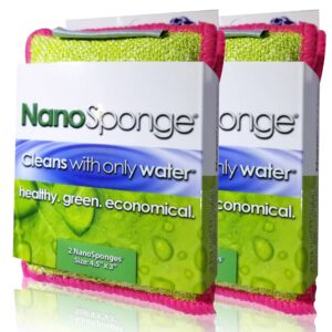 Nano Cleaning Sponges - 4-Pack Regular Size 4.5" X 3"