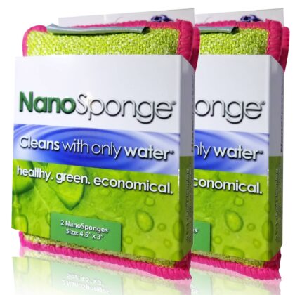 Nano Cleaning Sponges – 4-Pack Regular Size 4.5″ X 3″
