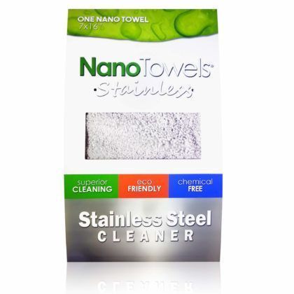 Nano Towels Stainless Steel Cleaner (Grey) 3-Pack 35% OFF!!