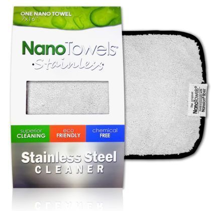 Nano Towels Stainless Steel Cleaner (Grey)