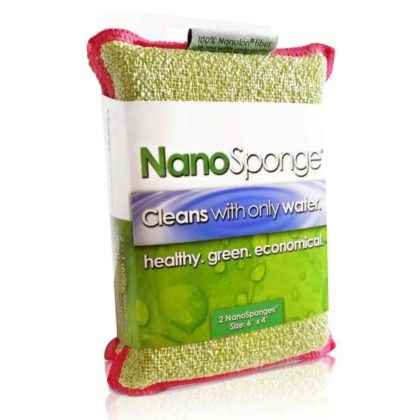 Nano Cleaning Sponges – 2-Pack Large Size 6″ x 4″