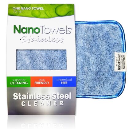 Nano Towels Stainless Steel Cleaner (Blue)