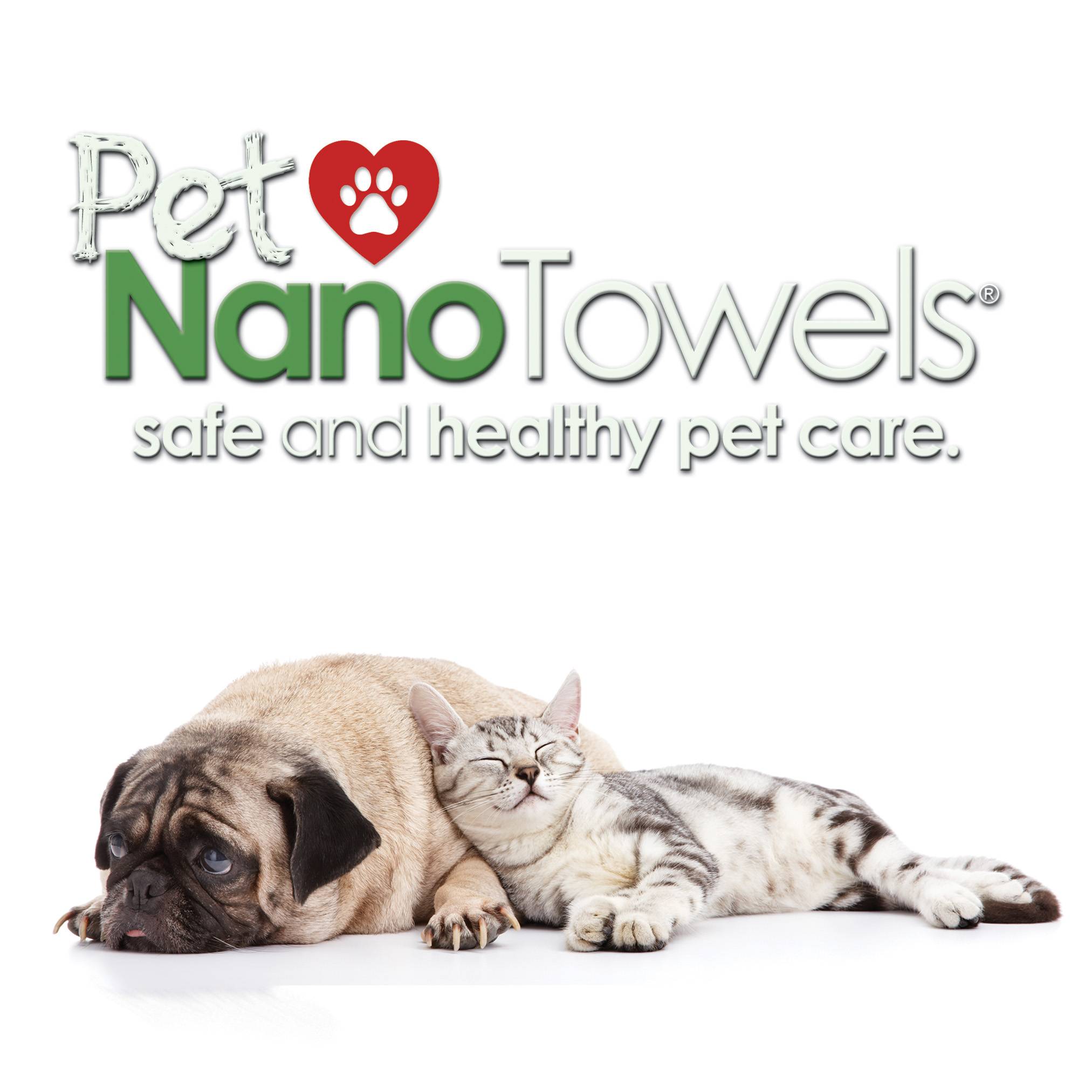 Pet Nano Towel - 20" x 40" Dark Grey w/Yellow Trim - Image 5